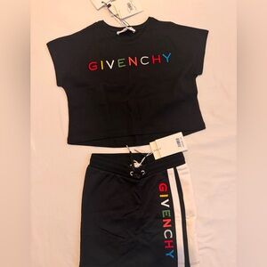 Givenchy Kuds Logo Embroidered  Drawstring Skirt/ Shirt